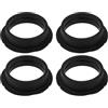 VGOL 4 Pezzi Anelli Di Tenuta Per Sensore Di Parcheggio Per Auto Anelli Di Tenuta In Silicone 1T0919133C 9B9 Compatibile Con Audi Compatibile Con VW Compatibile Con Skoda Nero