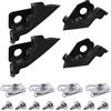 ECSiNG Kit Di Riparazione Fari Per Auto Clip Per Staffa Include Vite E Guarnizione Set Di Riparazione Per Fari Anteriori 6R0998225 6R0998226 Compatibile Con VW Polo 2009-2017