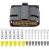 VGOL Connettore Per Fari Anteriori A 14 Pin Con Terminali Compatibile Con Mercedes-Benz Classe C W205 C220 A0525456026