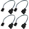 ECSiNG 4 Pezzi Cablaggio Adattatore Per Fanale Posteriore A LED Da Compatibile Con VW Golf Mk6 R20 2008+ Cablaggio Plug