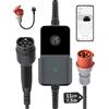 dé Colonnina Ricarica Auto Elettrica 11kW 7,5m App 6-16A | Trifase | Plug & Play, RCD Type A 30mA (AC)+6mA (DC), IP66, Wallbox 11kw, Carichino Auto Elettrica 11kW Tipo 2, Compatibile con EV/PHEV