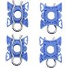 eMagTech 4 Pezzi 3509416 Finestra Anteriore Regolatore Guida Cursore Clip Perno Scorrevole Blocco Mascella Parti Di Ricambio Automatiche Per 740 940 960 S80 XC70 XC90 V70 S60