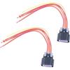 VGOL 2 Pezzi 8 Pin Connettore Cablaggio Filo Contatto Fanale Posteriore Auto 1370206080 1607428280 Connettore Impermeabile Spina Per Elettrodomestici Aautomotive Compatibile Con FIAT