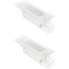 eMagTech 2 Pezzi 12V 18LED Lampada Per Bagagliaio 6000K 7L6947101A 7L6947101 Compatibile Con VW Compatibile Con Golf MK5 6 7