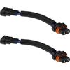 eMagTech 2 Pezzi Connettori Per Lampade H8 H11 A HB4 Compatibile Con E90 E91 Fendinebbia Adattatori Di Conversione Per Fendinebbia Prese Per Cablaggio Plug And Play 12 V-24 V 18 Cm