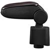 LP Trade Bracciolo Centrale Polo 5 V 6R 6C | Accessorio per Console di Organizzazione e Poggiabraccio con Vano Portaoggetti | Pezzo di Ricambio per Interni di Auto | Similpelle Nero - Cuciture Rosse