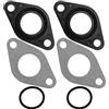 VGOL 2 Set Guarnizioni Aspirazione Carburatore Guarnizioni Collettore Aspirazione Carburatore Con O-Ring Di Ricambio Per 50cc 70cc 90cc 110cc 125cc Dirt Pit Bike ATV 4 Ruote Quad Scooter