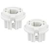 eMagTech 2 Pezzi Portalampada Per Fanale Posteriore Auto A1408260182 1408260182 Accessori Per Lampadine Posteriori Compatibile Con Mercedes W210 R170 X251 Bianco