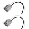 eMagTech Connettore Ventola Radiatore 2 Pezzi 2 Pin 176146-6 24506797 Compatibile Con Toyota Compatibile Con Mazda