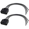 ECSiNG 2 Pezzi Di Cablaggio Per Connettore Bobina Di Accensione A 4 Pin Per Auto 1J0973724 Compatibile Con Audi Compatibile Con Parti Di Bobina Di Accensione Automobilistica Skoda