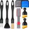 DEARBAG Pennello Pulizia Auto Interni, Pennelli Detailing Auto, Spazzola Lavaggio Auto Interni Super Morbida, per la Pulizia di Cerchioni, Interni Auto, Feritoie di Ventilazione e Cruscotti di Auto (7)