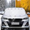 KKSTOTO Copertura Parabrezza Auto, Antighiaccio Parabrezza Magnetico, Telo Copriparabrezza Auto Inverno, Telo Auto Antigrandine Protezione da Foglie, Gelo, Neve, Adatta Maggior Parte di Auto 178 x 124cm