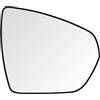 SENZEAL Vetro dello Specchietto Lato Passeggero Riscaldato con Piastra Portante per Peugeot 3008 SUV 2016-2023 5008 II 2017-2024 Opel Grandland X 2017-2024 Citroen C5 Aircross 2018-2024 (Destro)