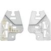 eMagTech 2 Pezzi Kit Di Riparazione Per Alzacristalli Anteriore Destro E Sinistro Da Pezzo Scorrevole In Metallo VL VR Compatibile Con BMW E46 BFC4622-L BFC4622-R 51337020659 51337020660