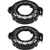 Be In Your Mind 2x Fermo Lampadina Faro HID Lampadine HID Adattatore Portalampada Staffa Di Montaggio Supporto Fermo Xenon Per D1S D2S D3S D4S Lampadina Faro Nero