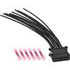 Create idea Connettore cablaggio ventilatore per auto 8200729298 7701207876 7701207717 Compatibile con Renault Riparazione Riscaldatori d'aria difettosi Connettori telaio bruciato