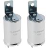 VGOL Relè Lampeggiatore Elettronico Rotondo Da 2 Pezzi 12V A 3 Pin Per Varie Auto d'epoca Compatibile Con Jaguar OE 502096