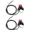 eMagTech 2 Pezzi Pulsante Interruttore Per Moto Manubrio 22 Mm Cavo Mini Quad 47CC/49CC