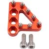 GOOFIT Punta del Pedale del Freno Posteriore Della Motocicletta Punta del Pedale del Freno Della Leva del Piede CNC Alluminio Sostituzione per 125-500cc K16 K18 NC SX SXF EXC EXCF XC XCW XCF Arancione