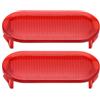 VGOL 2Pcs Catarifrangente Portiera Auto Catarifrangente Portiera Auto Catarifrangente Luce Di Avvertimento Pannello Della Portiera Rosso Compatibile Con Volkswagen Beetle OEM 6Q0947419