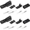 ECSiNG 2 Set Di Connettori Per Fari A 2 Pin 4E0972575 4B0971832 Compatibili Con VW Compatibili Con Audi
