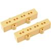Allparts PC0953-028 COPERCHIO PICKUP CREMA SET JAZZ BASSO Crema