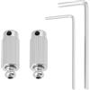 eMagTech Coppia Di Perni Per Ponte Tremolo Compatibili Con Il Ponte Per Chitarra Gotoh 510T 510TS Cromati