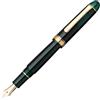 PLATINUM Penna stilografica giapponese #3776 Century Gold Trim Laurel Green SF/Verde / 0,30 - 036 mm/Fatto a mano/penna in oro 14 kt con confezione regalo/penna stilografica, PNB15000-41SF
