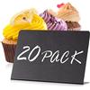 IRICUS 20 pezzi Mini lavagna Piccola Lavagnette Messaggi Bordo per segnaposti per Buffet - Matrimoni - Feste - Ristoranti - Numero di Tavolo - Messaggi - Cartellini Prezzi - Cartelli Alimentari