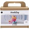 Creativ Company Mini set creativo per modellare il mostro Freddy rosa neon