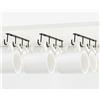 Merkloos Solidchoice - Set di 3 organizer per tazze con 12 ganci