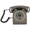 Merkloos Telefono retrò - Telefono vintage europeo - Telefono multifunzione - Tasti grandi e ben visibili - Funzione di memorizzazione dei numeri - Finitura in bronzo anticato - Materiale: ABS