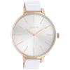 Oozoo Orologio da donna al quarzo con cinturino in pelle, 48 mm
