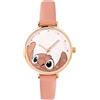 Accutime Disney Stitch - Orologio analogico da ragazza, colore: rosa