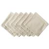 DII 100% Cotone, variegato, Lavabile in Lavatrice Table Top Tovagliolo Taupe
