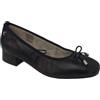 Cinzia Soft IV10258 Ballerine Donna Eleganti con Fiocco, Tacco Basso 3 cm, Scarpe Classiche in Pelle Nera Linea Comfort