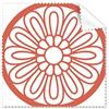 DIYthinker La Cina Rossa Cinese Cultura Tradizionale Fiore Rotonda Illustrazione di Arte Astratta del Modello Occhiali Panno Panno di Pulizia dello Schermo del Telefono 5pcs Cleaner