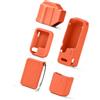 Alksubbm Copri-schermo con cordino per fotocamera Pocket 4P, # ff6600, D | Manicotti in silicone con protezione per lenti