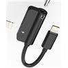 Kefiany Adattatore da Lightning a 3,5 mm per cuffie (2 in 1) per iPhone 14 Pro Max, cavo AUX jack caricabatterie splitter per Apple MFI certificato adattatore audio convertitore audio connettore a doppia