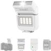 ULANZI SL03 Mini flash speedlite per fotocamera, Flash macchina fotografica GN8 6500±300K, Angolo di 90° regolabile, compatibile con Sony/Canon/Fuji/Nikon con slitta a contatto singolo,Bianco