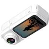 ECMQS Piccola fotocamera da 3,73 cm con obiettivo regolabile a 180°, video 2,7 K, perfetta per viaggi, vlog e avventura quotidiana