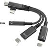 WASRUYI Adattatore USB C OTG per cuffie (7,6 pollici quadrati) per iPhone 17 16 15 14 Pro Max Lightning a Aux Audio Jack Splitter da 3,5 mm per Apple Dongle Charger Type C per iPad Dual Charging Car DAC