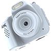 JoyousMall Portachiavi con fotocamera digitale, Action Camera ad alta definizione | Materiale ABS, dimensioni compatte 51,5 mm, 4K HD per video, display da 1,54 pollici, design portachiavi, nero rosa bianco