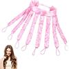 ZHIHUITL Heatless Hair Curler,Octopus Heatless Curling Rod Headband,No Heat Wave Hair Curlers Strumenti di Styling,Può essere Utilizzato Durante il Sonno,per Capelli Lunghi Medi(Rosa)