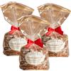 Heilkräuter Manufaktur Pan di zenzero originale di Norimberga - 37% noci - fatto a mano - in sacchetto trasparente con fiocco rosso, contenuto: pan di zenzero bianco smaltato 15 pezzi, 1200 g