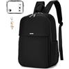 SPAHER Zaino da Viaggio Aereo Bagaglio a Mano 40x30x15 British Airways Iberia Zaino Scuola Zaino Porta PC 14 Pollici Cabin Bag Impermeabile Zaino Lavoro Università Cabina Travel Backpack Nero