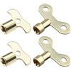 Create Idea 4 Pezzi Chiave Per Rubinetto Per Valvola Radiatore 6mm 7mm di Apertura Quadrate Interruttore a Manopola Per Rubinetto dell'acqua Multifunzionale Strumento Idraulico