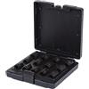 KS Tools 515.0900 Serie di Bussole Poligonali per Avvitatori ad Impulsi, Corte, 13 Pezzi, 10-24 mm, 1/2