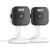 ANBIUX 2K Telecamera WiFi Interno,Telecamera Interno 2.4G WiFI,Mini Camera,Cablata,Visione Notturna Colori,Audio Bidirezionale,Rilevamento Persone,Allarme