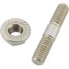 LT Easiyl 4pcs Bulloni In Acciaio Inossidabile M6 Prigionieri Con Dadi Per Mobili Per Motociclette E Auto M6x32mm